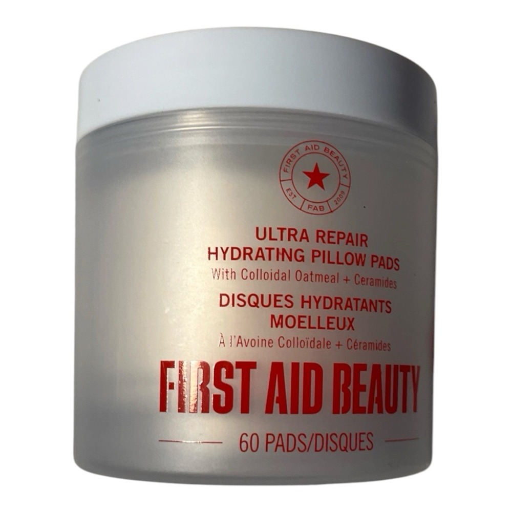 First Aid Beauty Ultra Repair Hydrating Pillow Pads, 60-Count